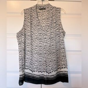 Rose and Olive sleeveless blouse